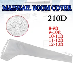 Funda impermeable para botavara de barco con protección UV, 8-13 pies