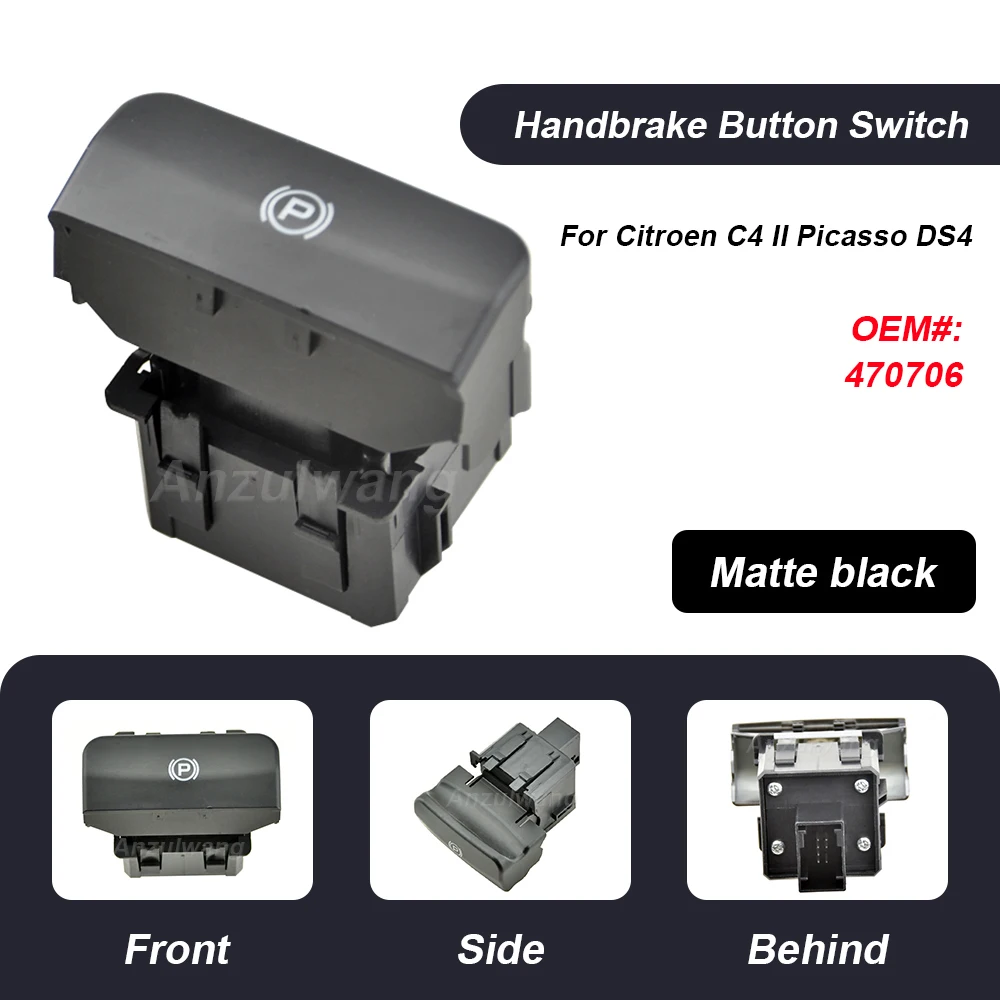 Interruptor freno mano electrónico 470703 – Peugeot 3008 5008, Citroën C4 Picasso, DS4