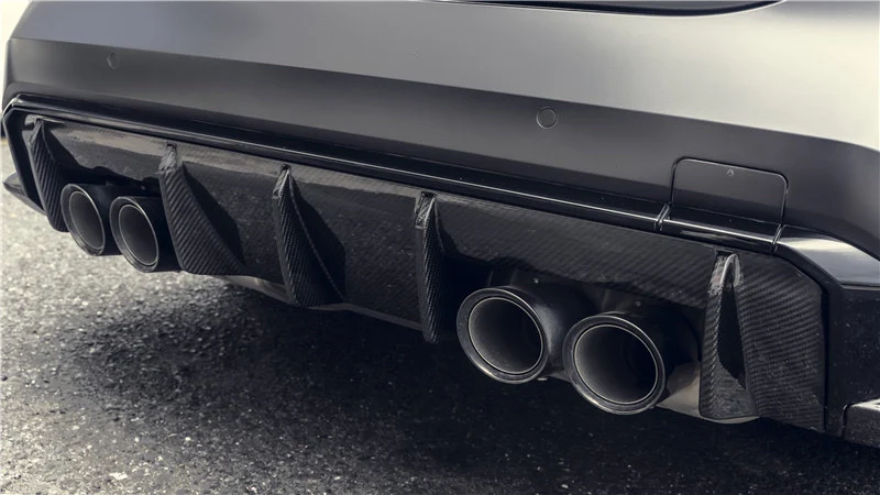 Difusor trasero carbono estilo M Performance BMW G80 M3/G82 M4 - imagen 3