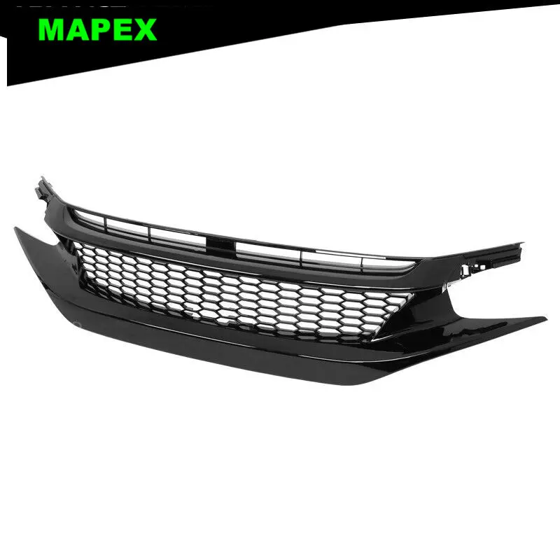 Vista frontal de la parrilla superior para Honda Civic