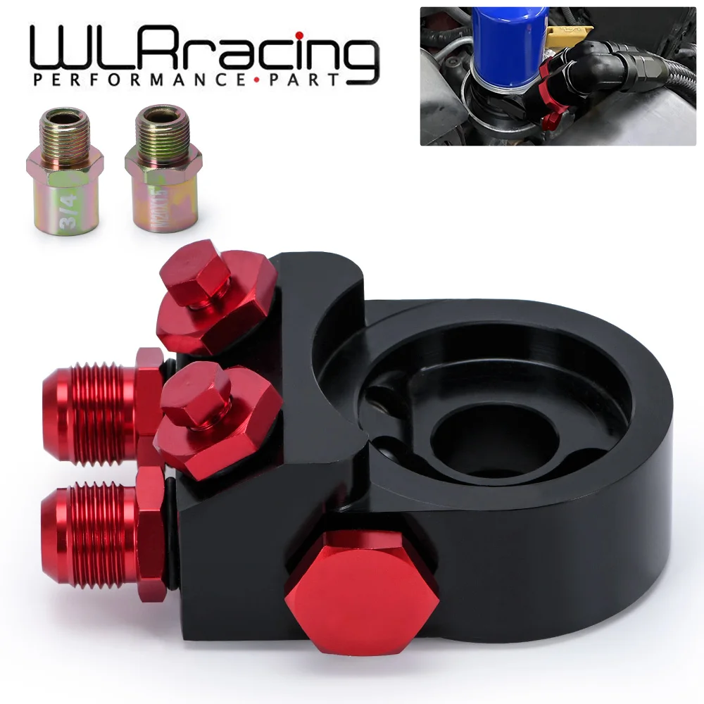 Placa sándwich termostática WLR Racing para enfriador de aceite AN10
