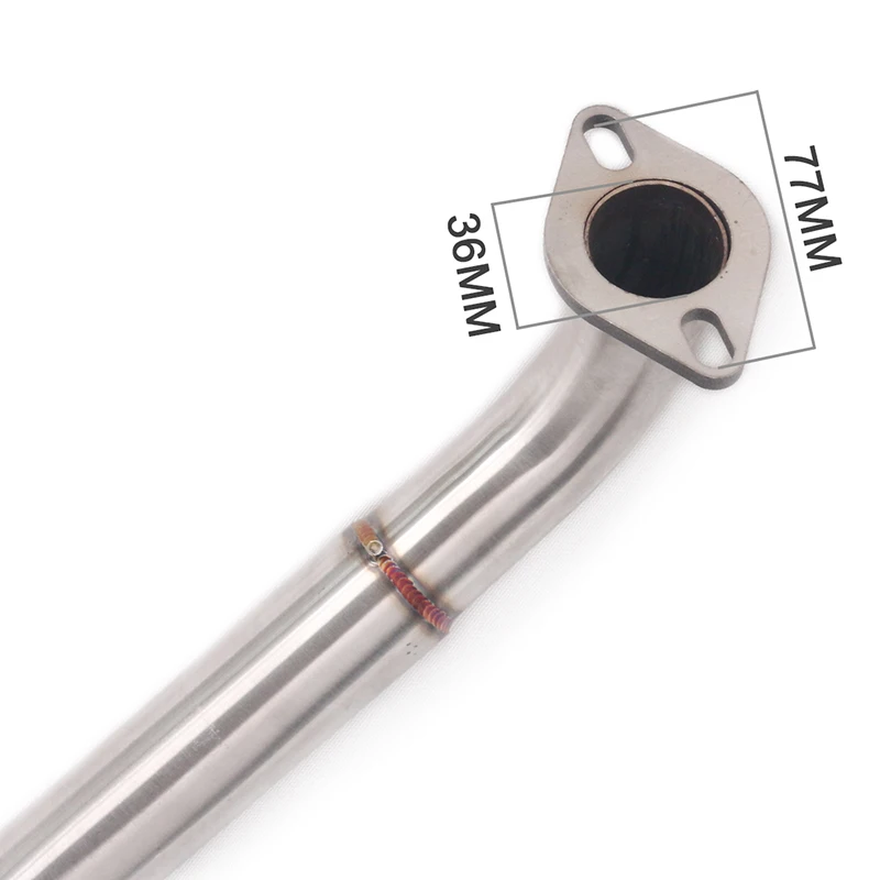 Para YAMAHA YZF-R15 YZF R15 V3 R125 MT15 MT-15 2008 - 2019 sistema de Escape de motocicleta silenciador de Escape de Moto tubo de enlace medio delantero - imagen 3