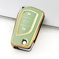 3 button green cover