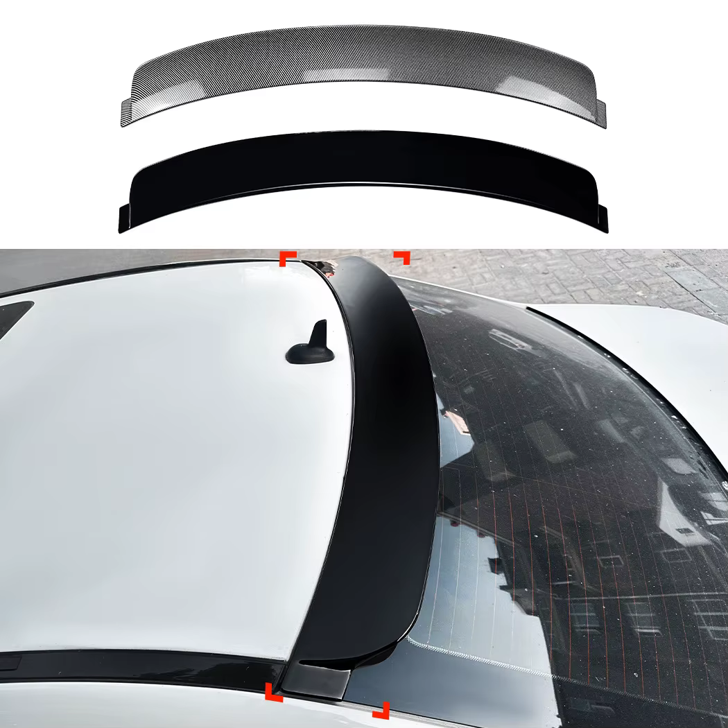 Alerón de techo de carbono negro para Mercedes-Benz C W204