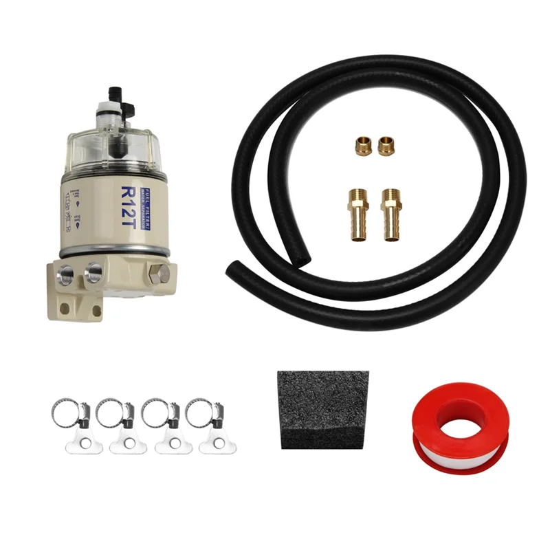 Filtro combustible y separador agua Racor R12T – Piezas diésel