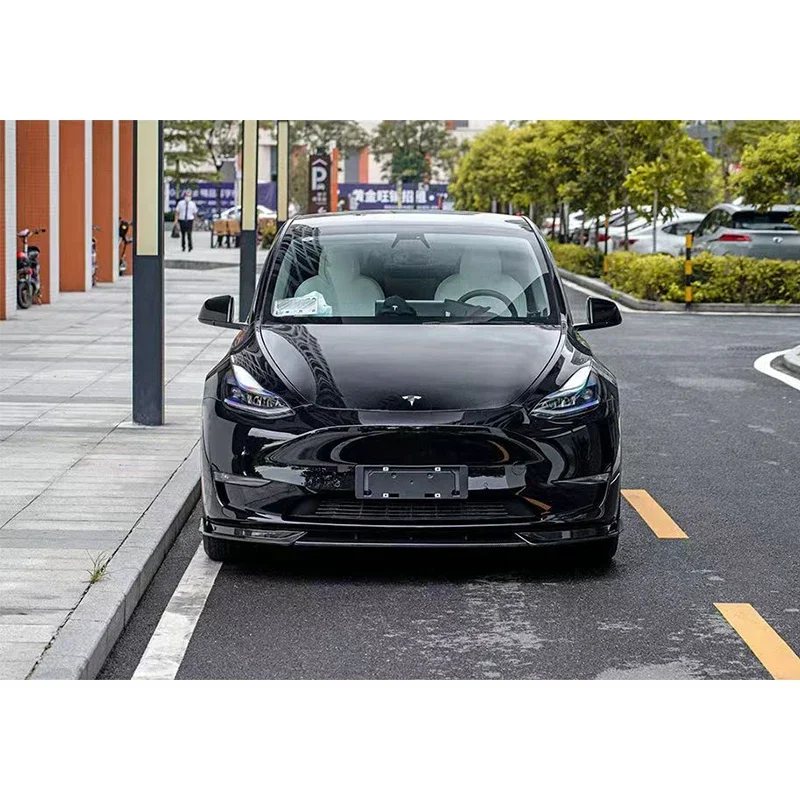 Alerón delantero tipo Splitter Tesla Model Y negro 2021-2023 - imagen 3