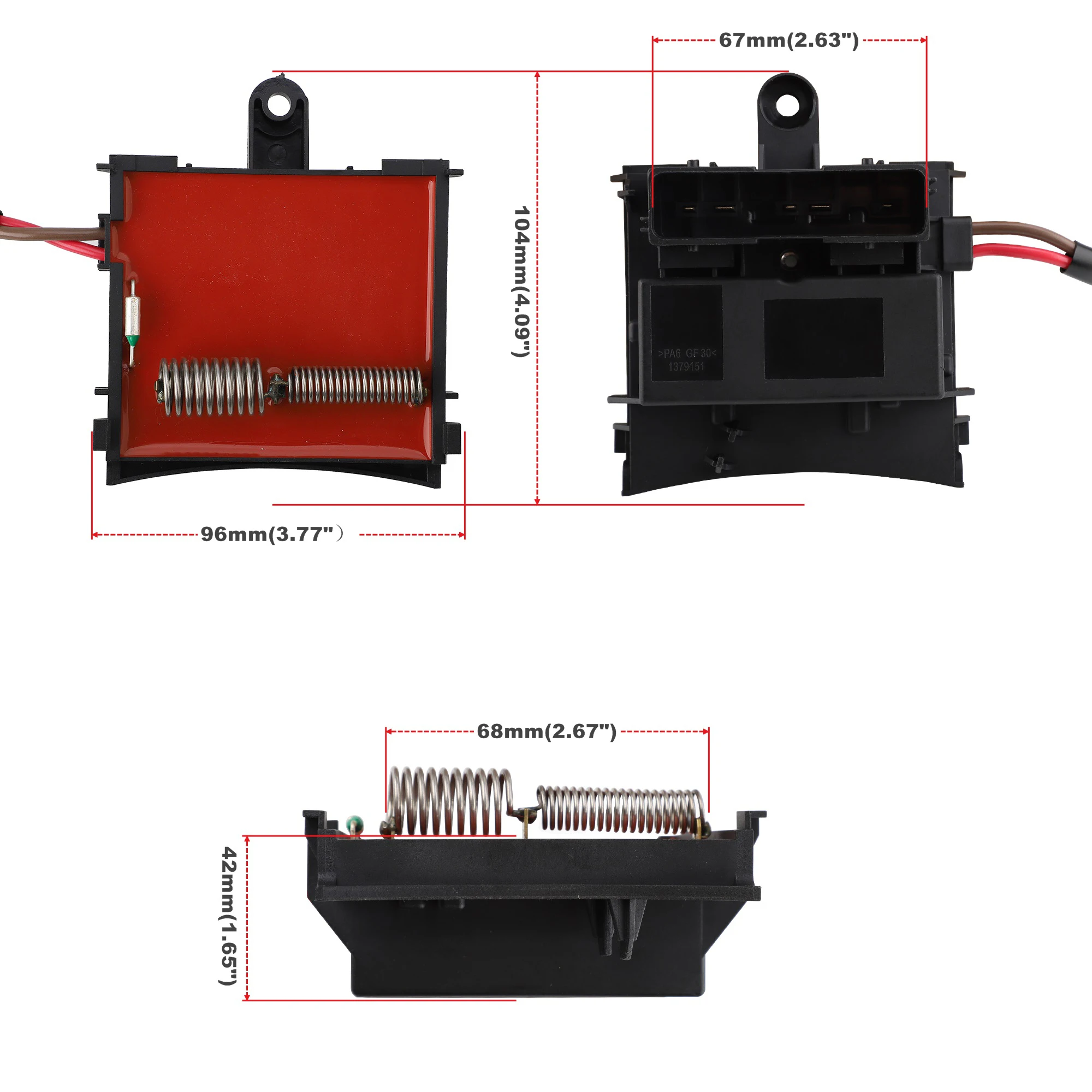 Módulo relé de ventilador Opel Vectra C 1.8 2002-2008 - imagen 2