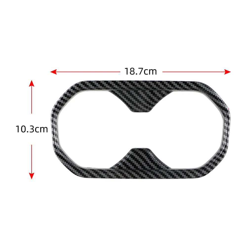 Embellecedor portavasos delantero de fibra de carbono para MG4 EV - imagen 2