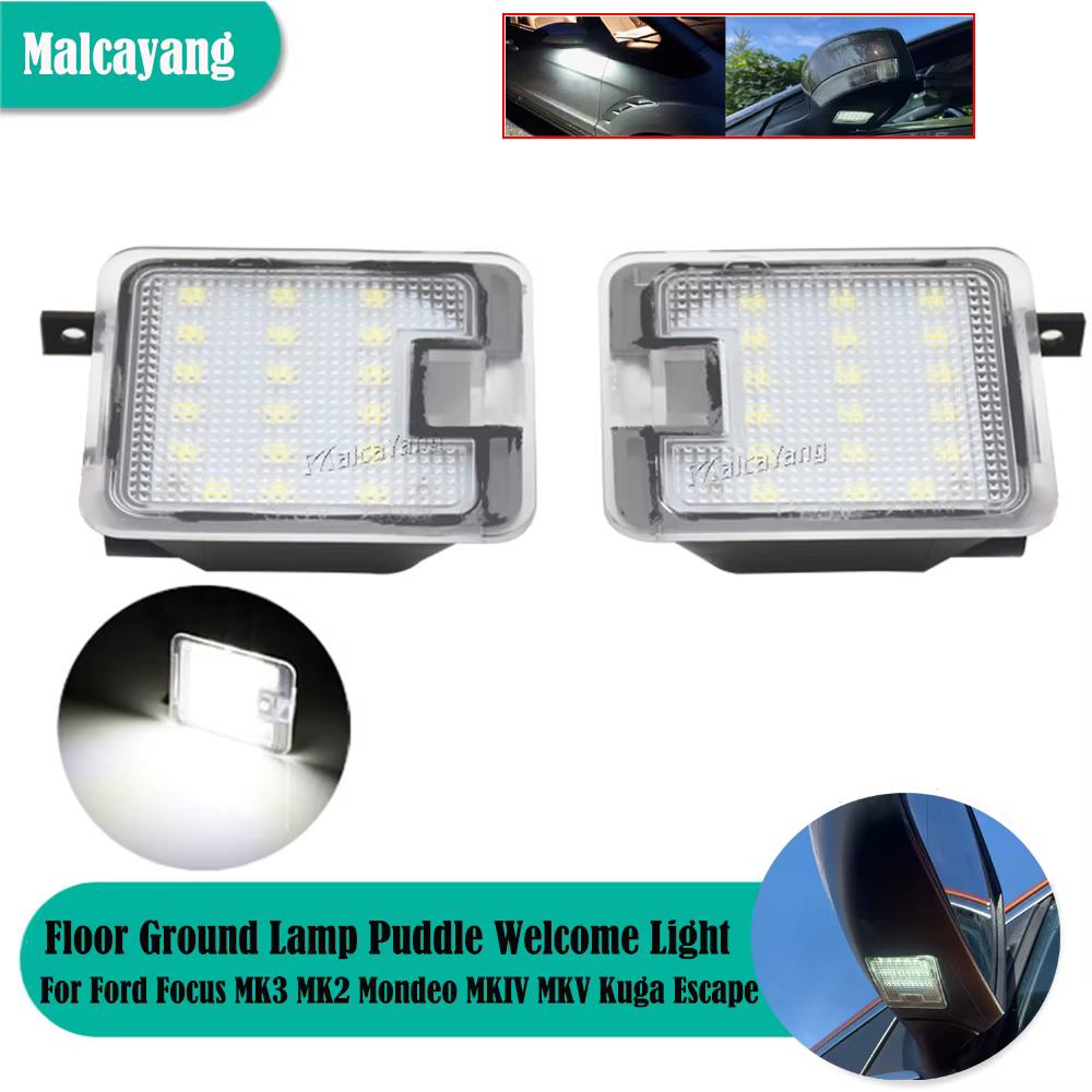 Luz LED bajo espejo retrovisor para Ford Focus, Mondeo y Kuga
