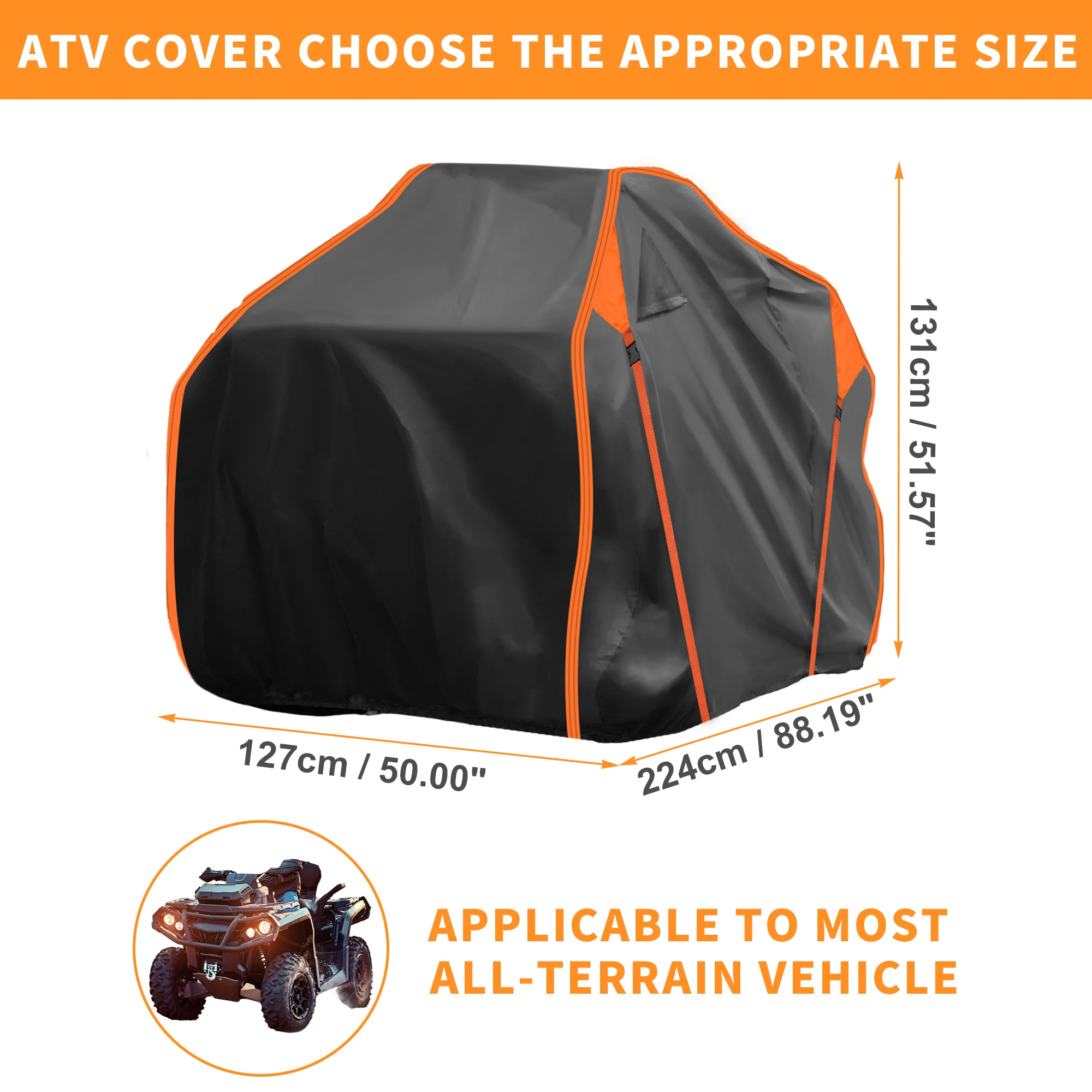 UXCELL cubierta impermeable ATV para Polaris Sportsman 850/1000 X MR - imagen 2
