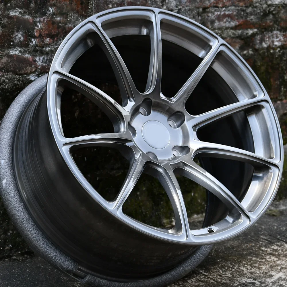 Para DEAN-C003 Ruedas forjadas personalizadas negras cepilladas Rueda de aleación de aluminio de 15 pulgadas a 26 pulgadas - imagen 4