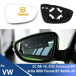 Cristal retrovisor calefactable para VW CC, Eos, Scirocco y Jetta
