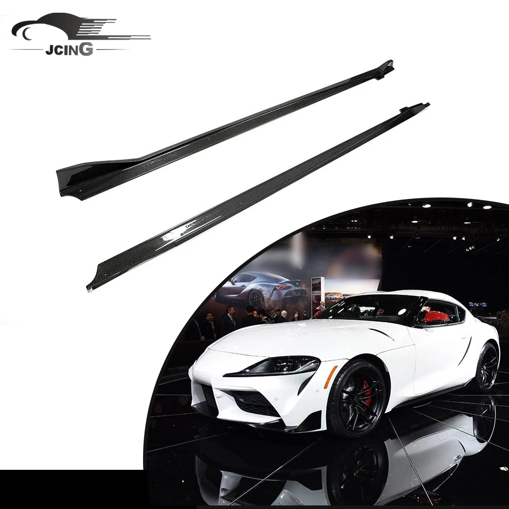 Faldones laterales de fibra de carbono para Toyota Supra A90 2019 - imagen 2