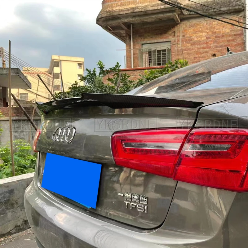 Alerón trasero de carbono forjado para Audi A6 C7 sedán 2012-2016 - imagen 3