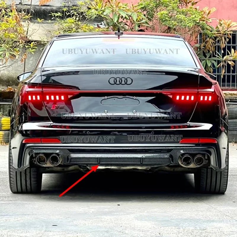 Difusor trasero ABS estilo S6 para Audi A6 C8 2019-2024 - imagen 2