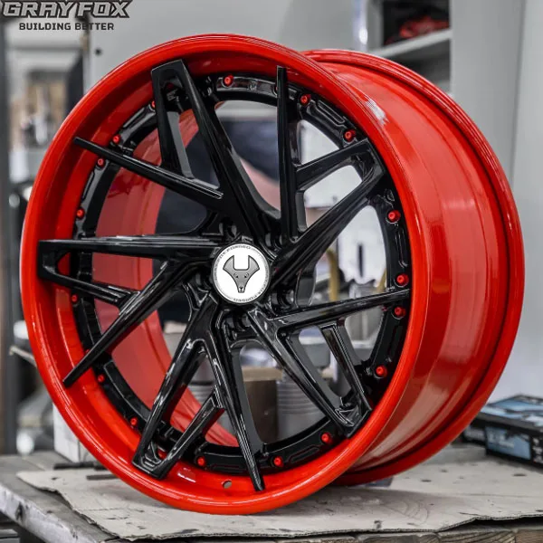 Gran oferta de aleación de aluminio, registro de Color de 2 piezas, plata cóncava profunda, 18 19 20 21 pulgadas, ruedas de coche forjadas para ruedas de coche de pasajeros - imagen 5