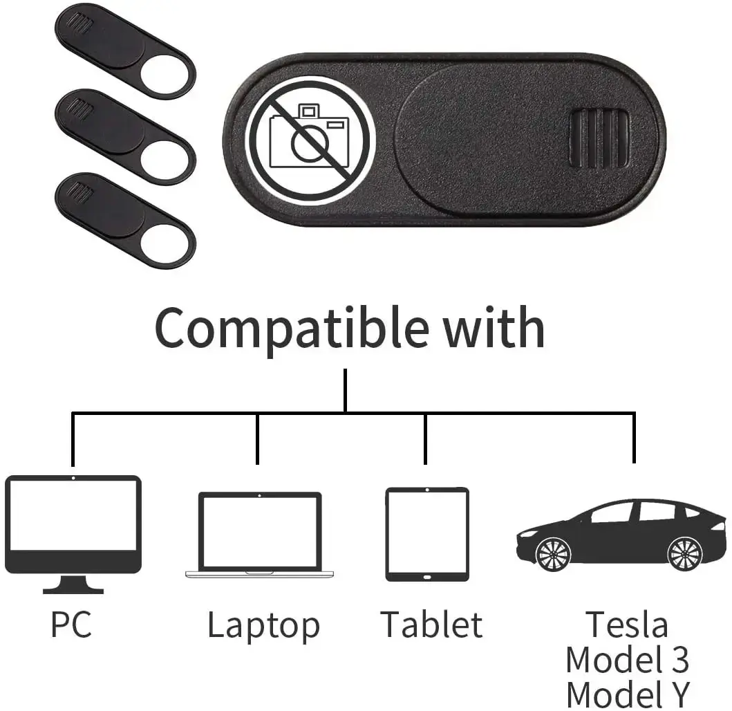 Tapa protectora cámara privacidad Tesla Model 3/Y Highland – Interior - imagen 4