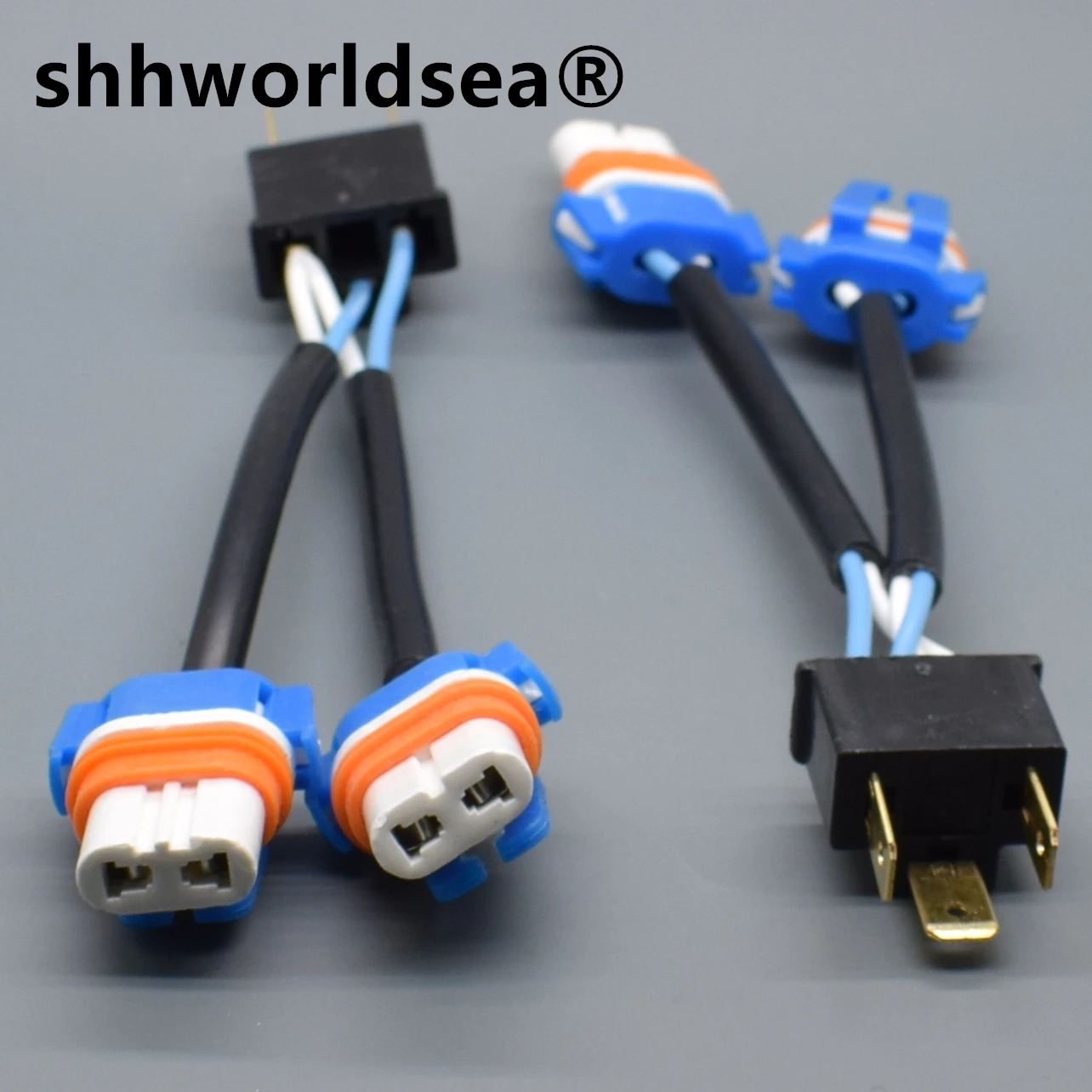 Shhworldsea adaptador de faro H4 macho-hembra para 9005/9006 - imagen 2