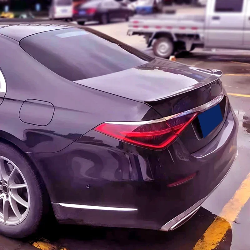 Alerón trasero negro brillante ABS para Mercedes-Benz Clase S W223 - imagen 5