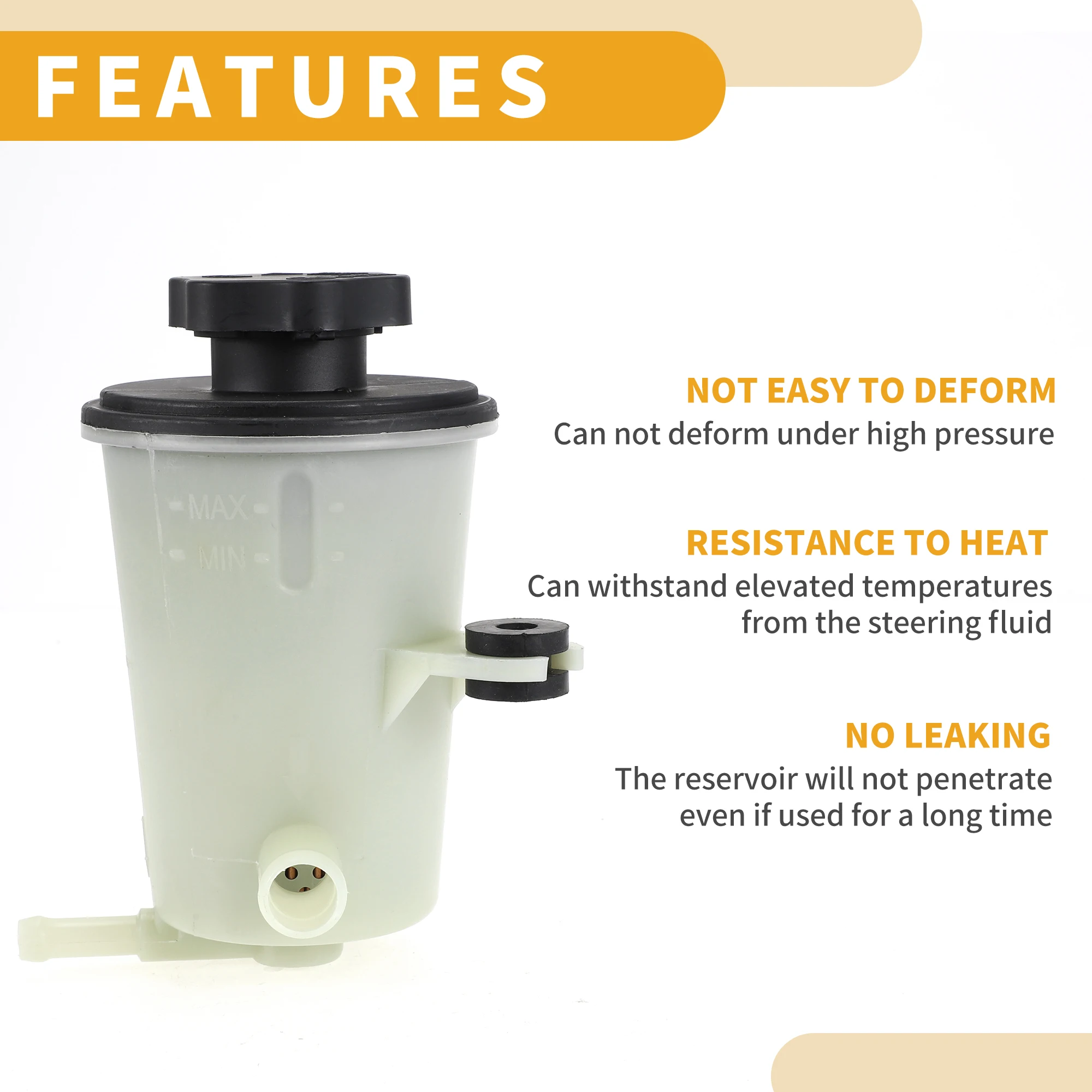 Depósito de dirección asistida automática UXCELL No.8L1Z3A006A tanque de dirección asistida automotriz para Ford Edge 2007-2014 1 pieza - imagen 4