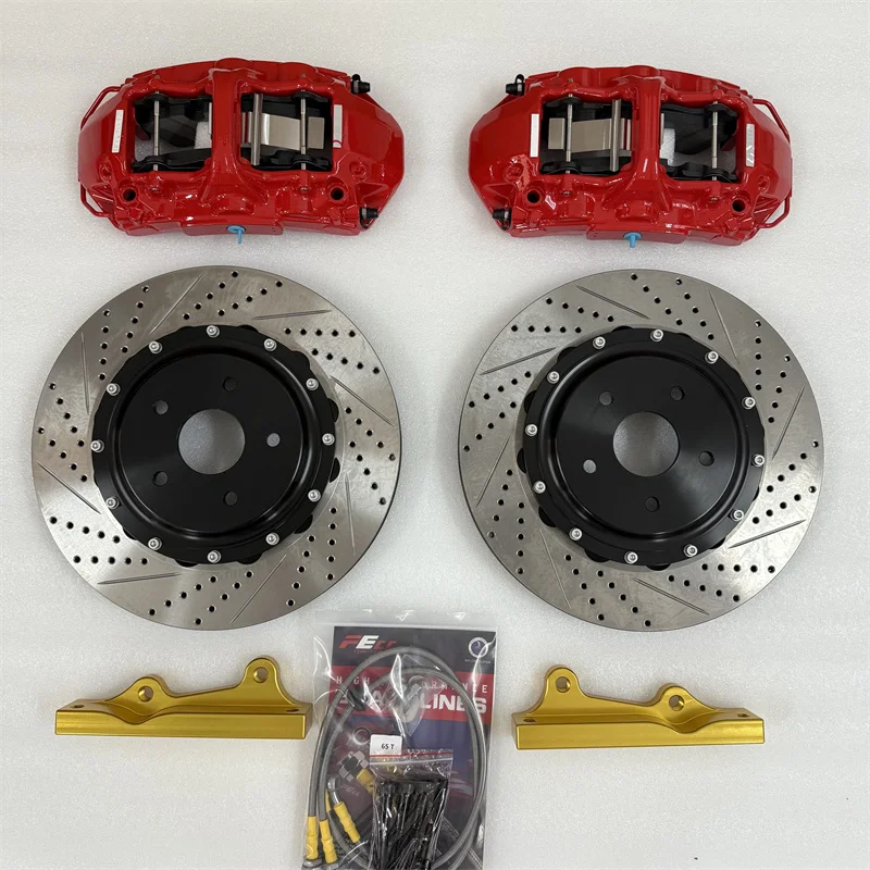 Kit de frenos GT6 con discos y pastillas para Toyota Supra MK3 - imagen 2