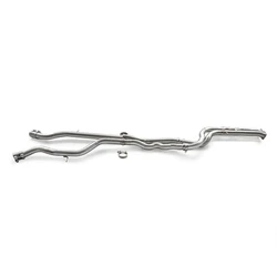 Sistema de escape alto rendimiento BMW M3 M4 S55 resonadores banda isométrica