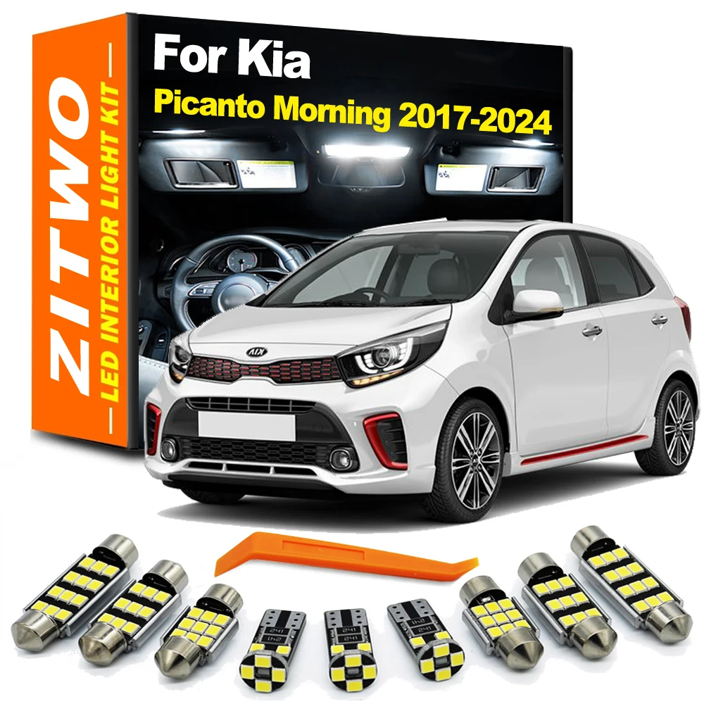 Kit bombillas LED interior ZITWO para Kia Picanto/Morning 2017-2024