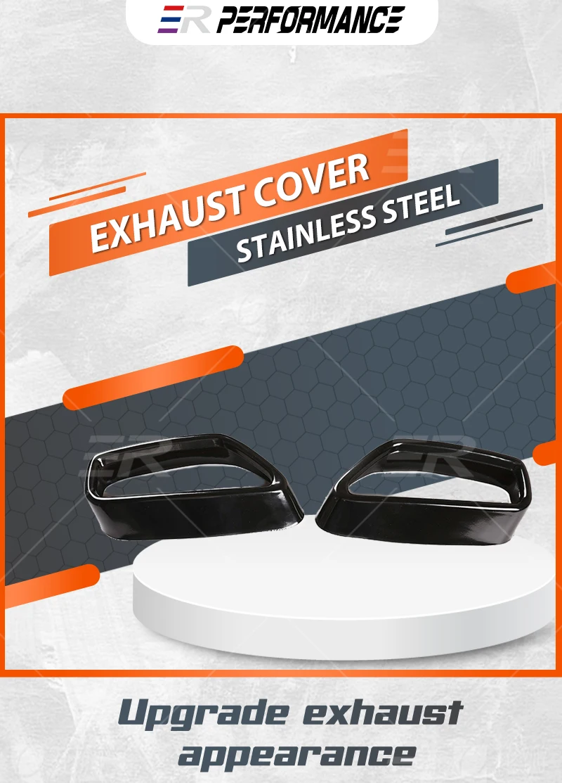 Cubiertas de escape de acero inoxidable para BMW Serie 5