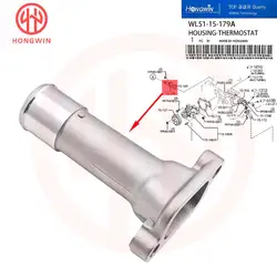 Carcasa termostato WL51-15-179A para Ford Ranger y Mazda B2500