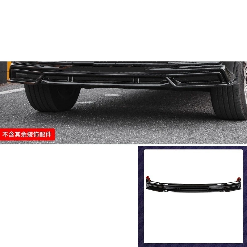 Labio delantero trasero con luces para tanque 500, Kit de carrocería negro de nuevo estilo modificado, alerón para coche, accesorios para automóvil - imagen 2