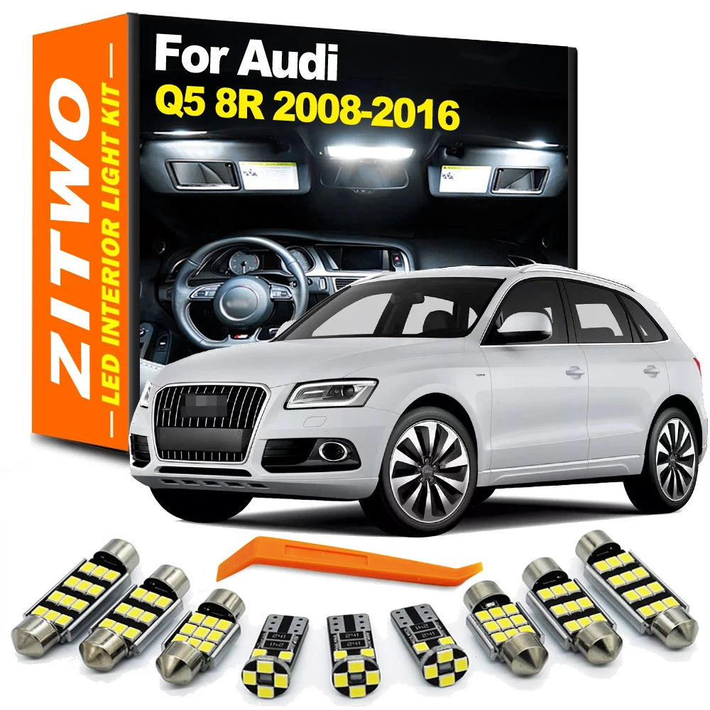 ZITWO Kit de luces LED interiores para Audi Q5 8R (2008-2016)