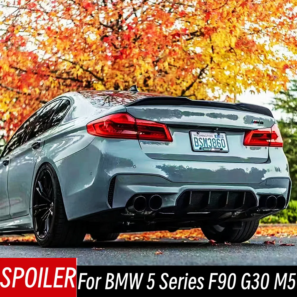 Alerón trasero estilo CS en fibra de carbono para BMW Serie 5 G30/F90