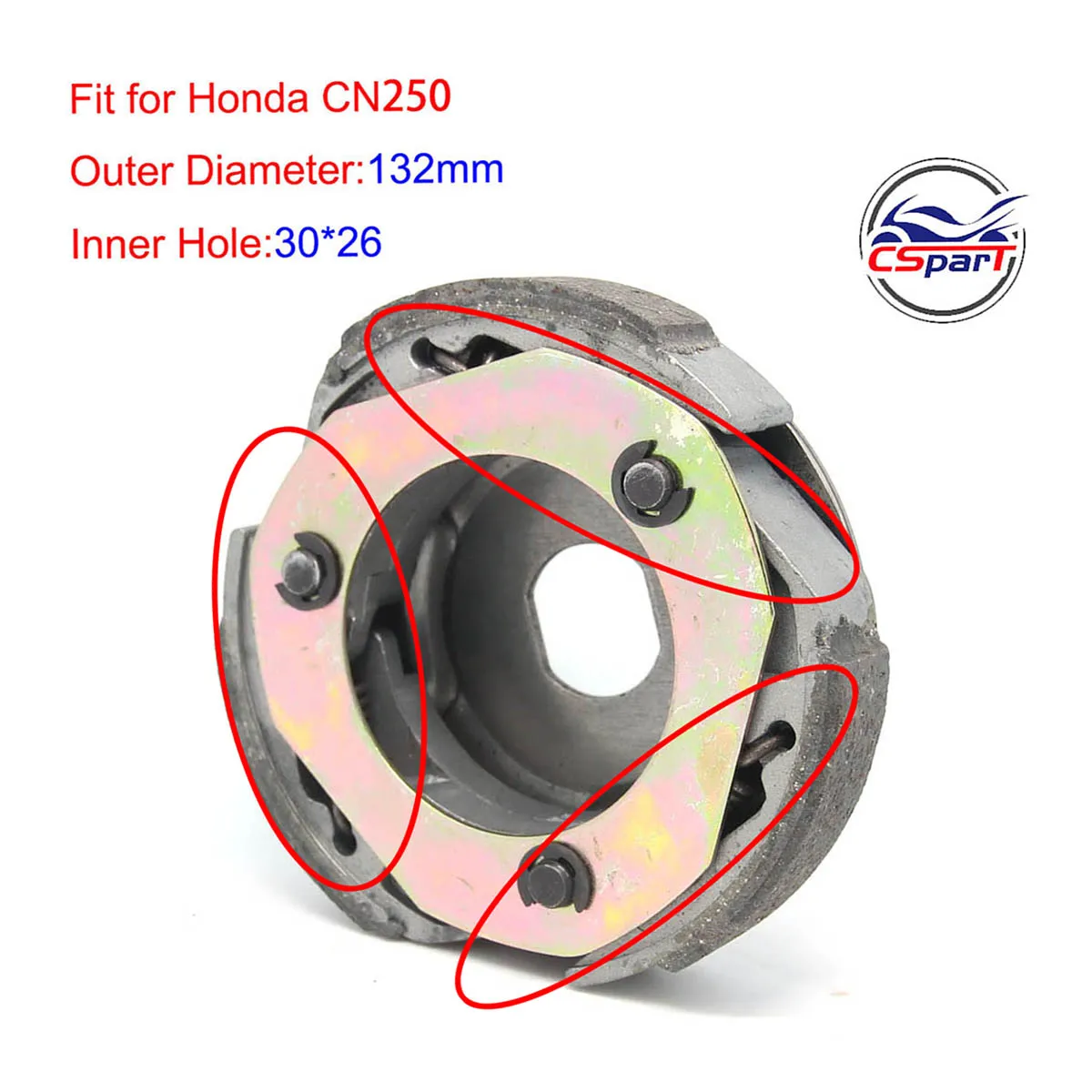 Embrague de resorte CN250 para quad, buggy y ATV de 250 cc - imagen 3