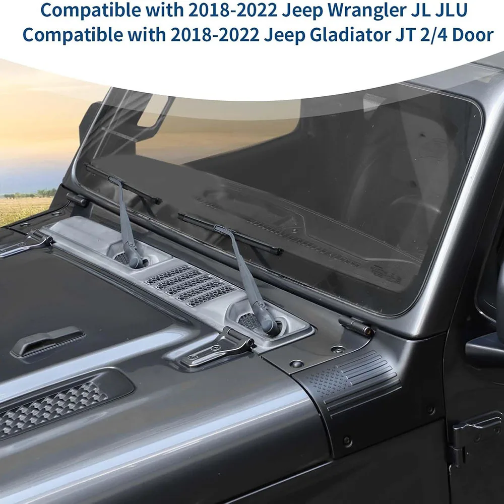 Cowl Armor Savadicar protectores capó Wrangler JL/JLU JT 2018-2024 - imagen 4