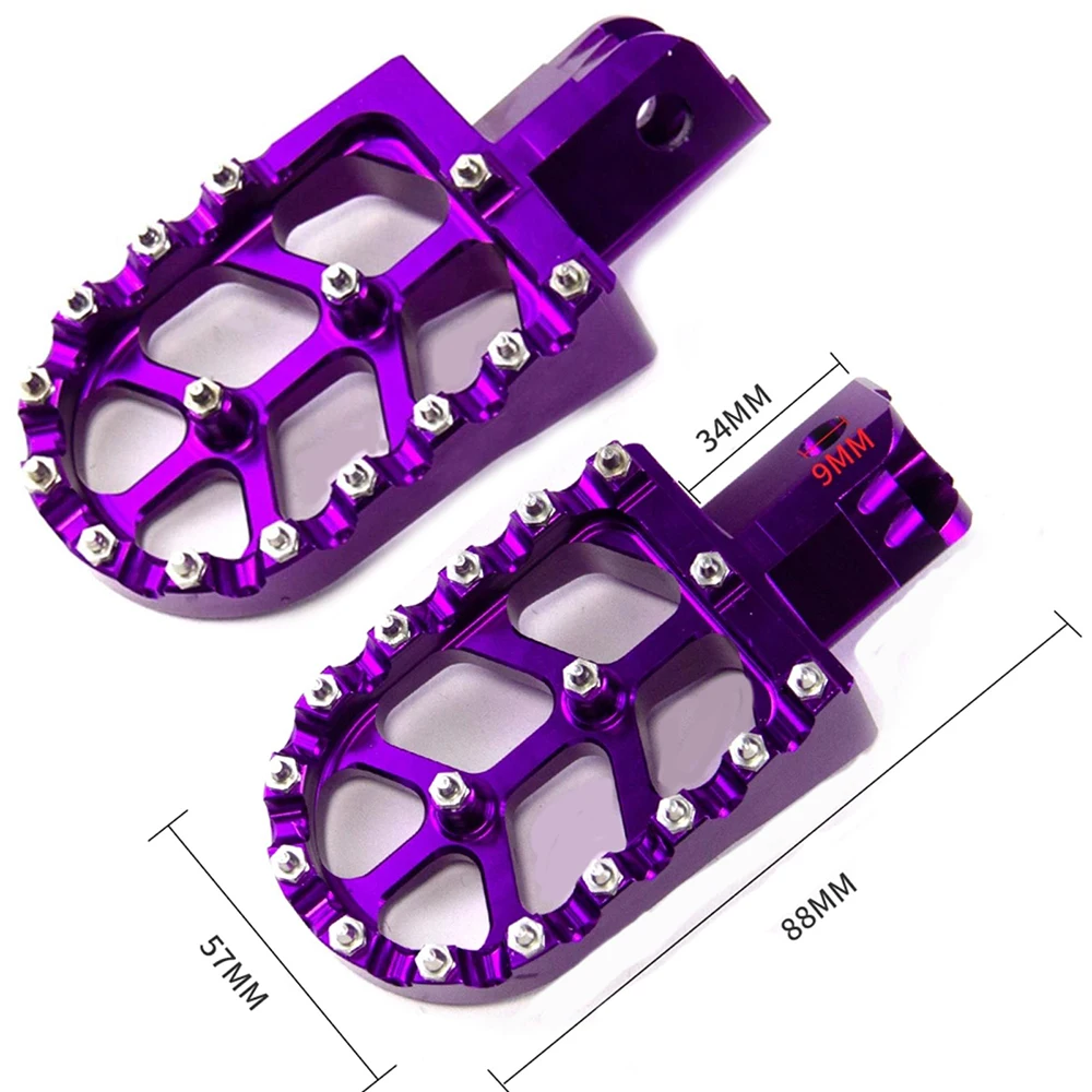 Reposapiés CNC moto Honda CRF 250 450R KTM – estriberas pit bike - imagen 3