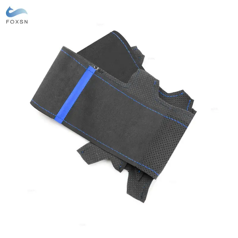 Funda volante gamuza trenzada a mano para Nissan Versa, Sunny y March - imagen 3