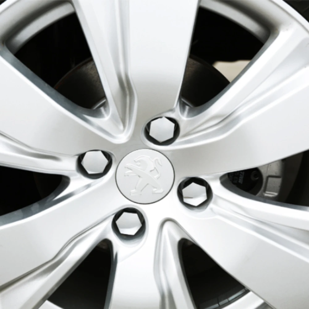 Tapas de tuercas de rueda para Peugeot 207, 208, 308 y Citroën C4 - imagen 3