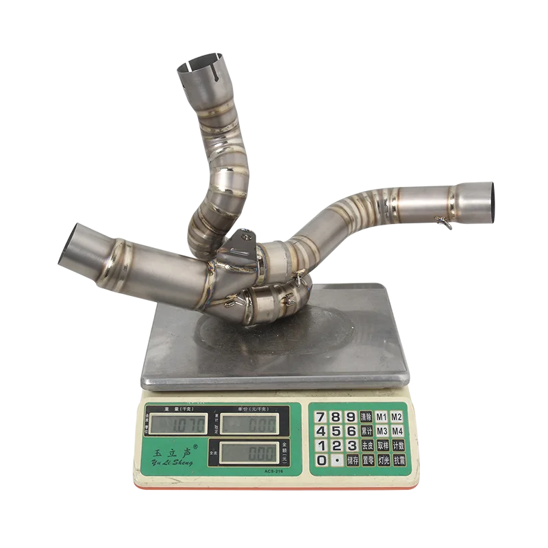 Tubo de enlace medio背面 vista posterior