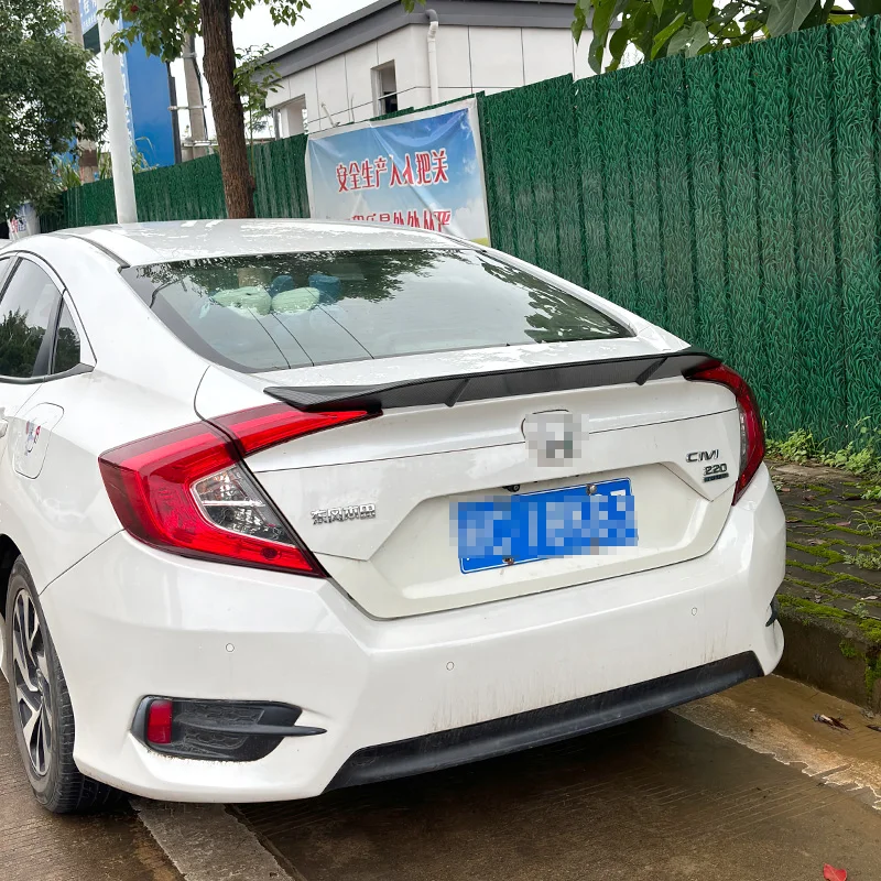 Alerón ABS negro para Honda Civic X Type R 2016-2019 - imagen 5
