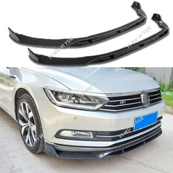 Splitter frontal negro brillante – VW Passat B8 2017-2019