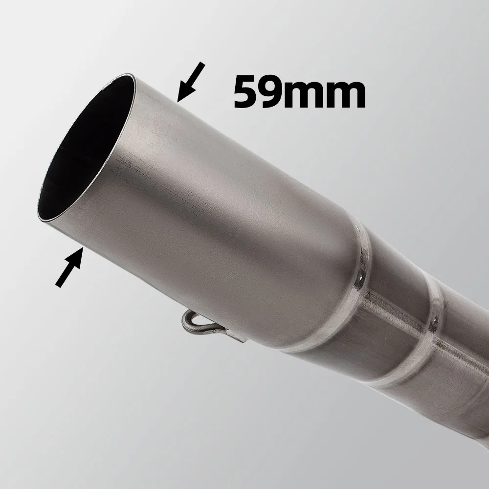 Tubo de conexión frontal de Escape de motocicleta, tubo de cabecera de Escape de titanio completo, adaptador de silenciador OE E-B10E8 para BMW S1000RR S1000R 2019-2025 - imagen 5