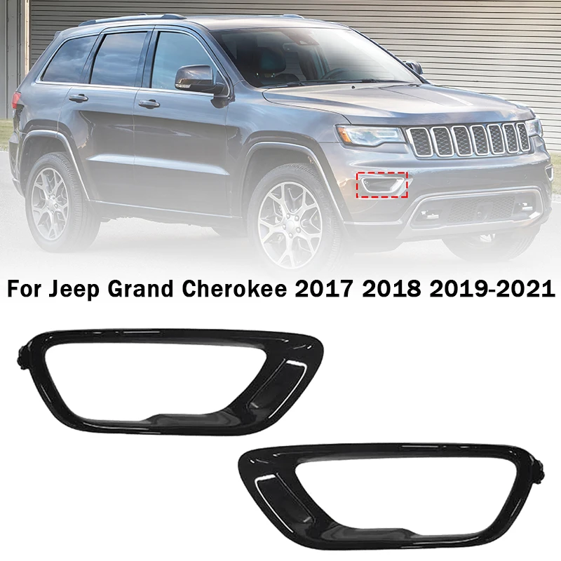 Moldura antiniebla negra brillante Jeep Grand Cherokee 2017-2021