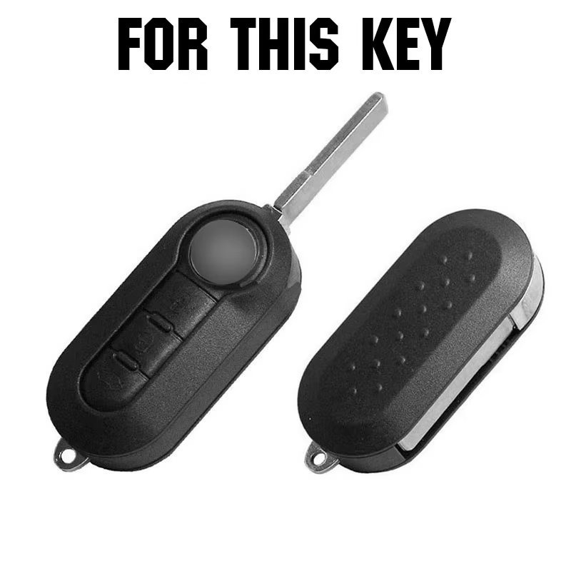 Funda de silicona para llave Fiat 500, Ducato, Punto y Doblo 3 botones - imagen 3