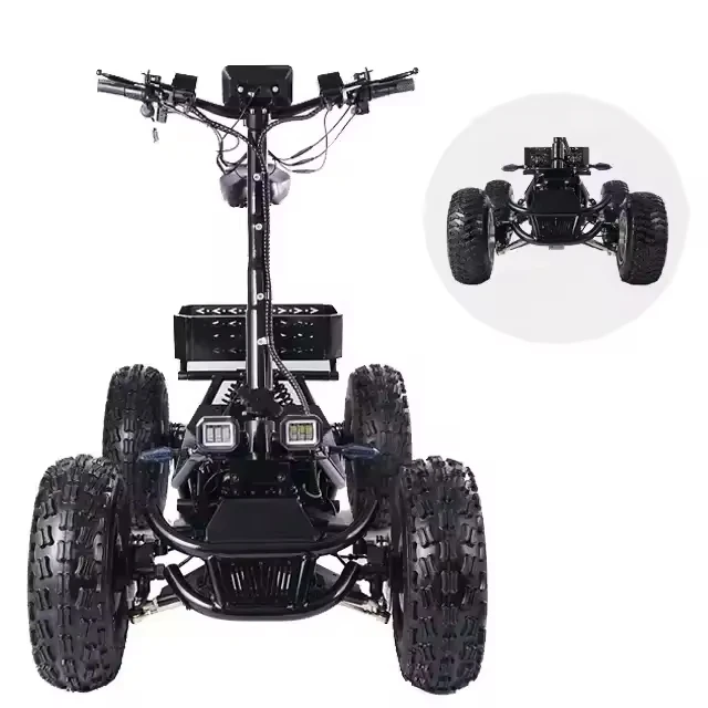 Scooter eléctrico todoterreno de cuatro motores todo terreno 4x4 de alto rendimiento estilo ATV para buscadores de aventuras - imagen 2