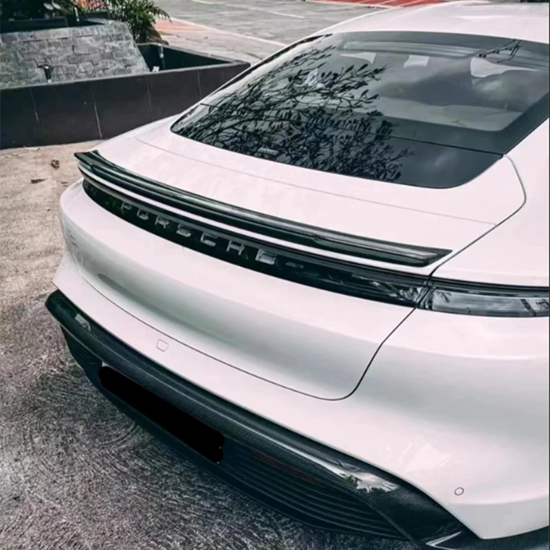 Real FD Alerón trasero de fibra de carbono para Porsche Taycan Turbo S - imagen 2