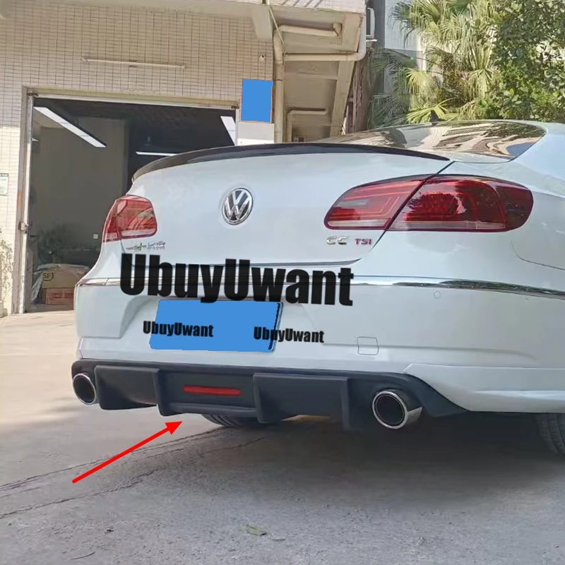 Labio trasero ABS carbono LED para VW Passat CC 2009-2017 - imagen 3