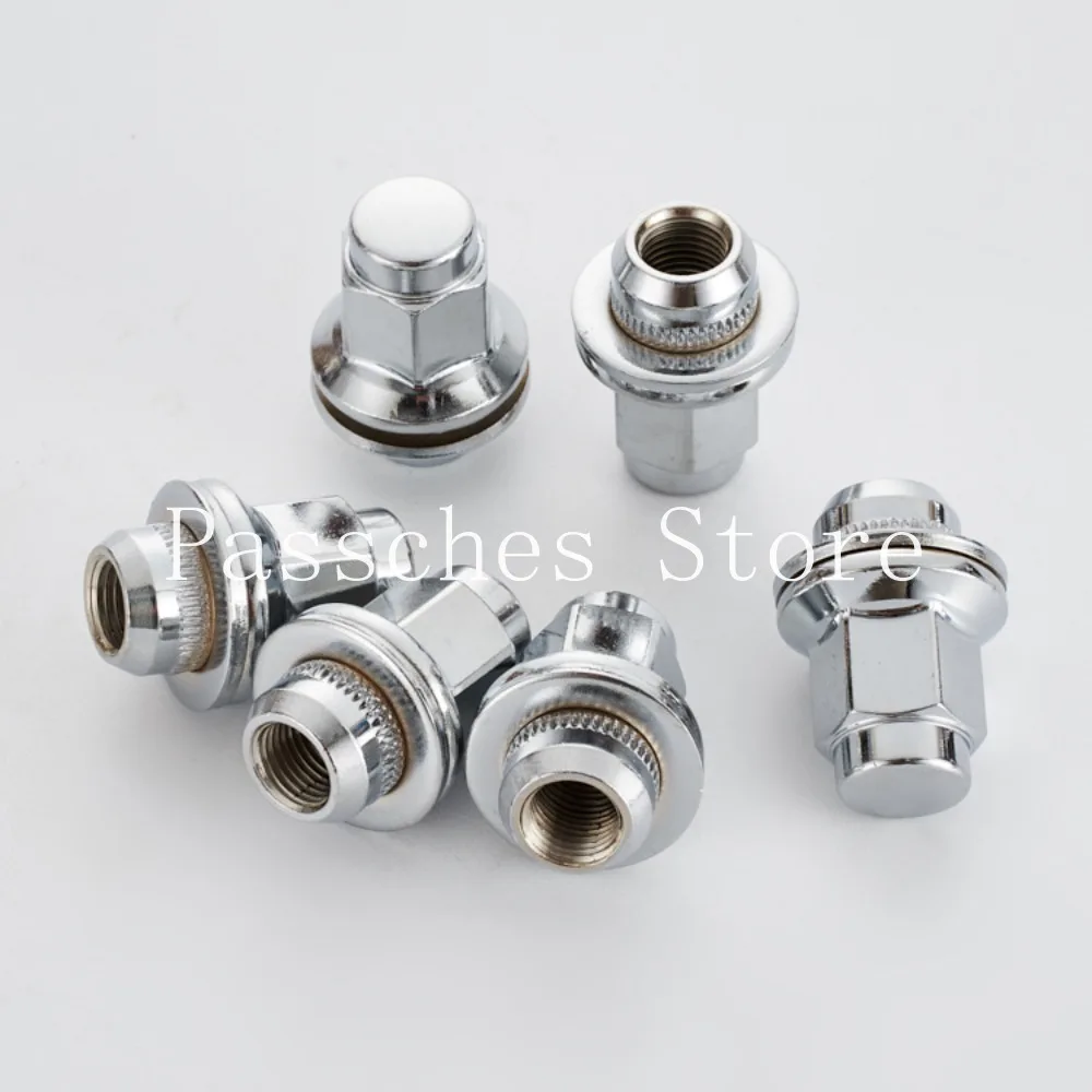 5 uds tuercas de rueda tornillos de cubo para Nissan Patrol Y61 Y62 M14x1,5 hexagonal 21mm de espesor 42mm - imagen 4
