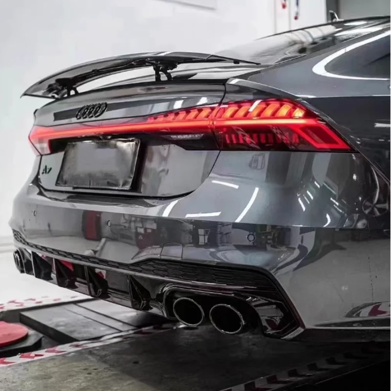 Difusor trasero con salidas de escape para Audi A7/S7 2019-2023 - imagen 3
