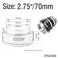 2.75inch 70mm Black