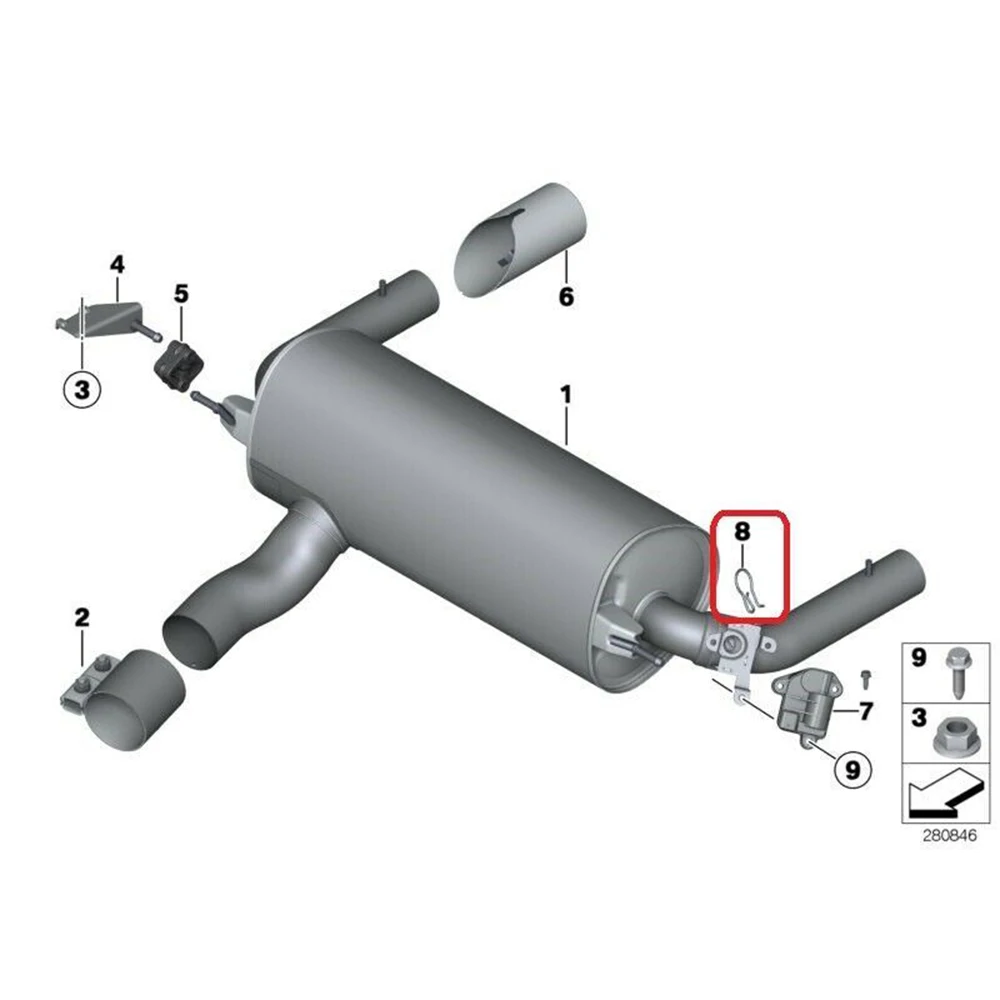 Válvula Actuador Aleta Escape BMW 1, 3, 5, X3, X5 - 18307620323 - imagen 4